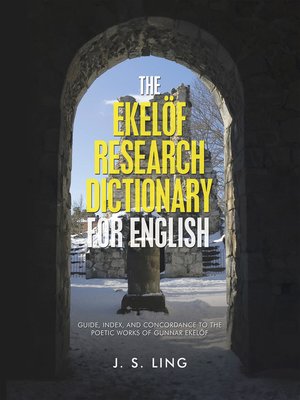 cover image of The Ekelöf Research Dictionary for English